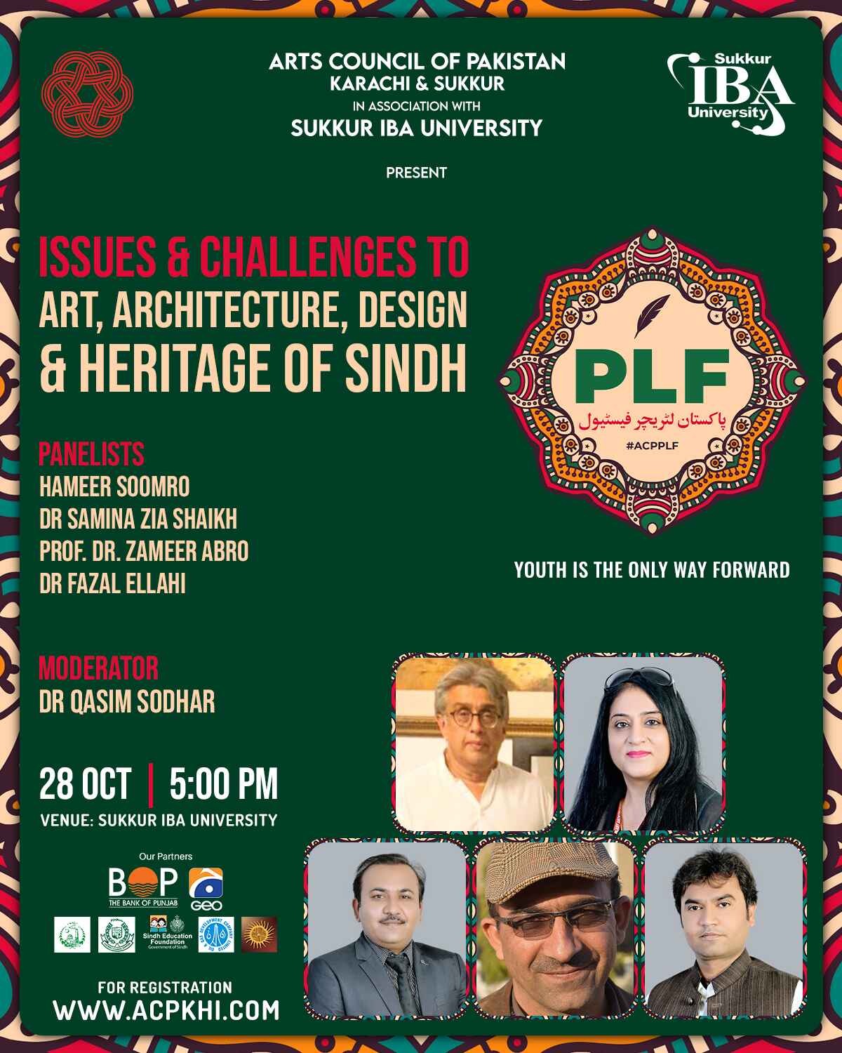 Issues & Challenges to Art, Architecture, Design & Heritage of Sindh